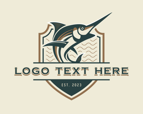 Fisherman logo example 2