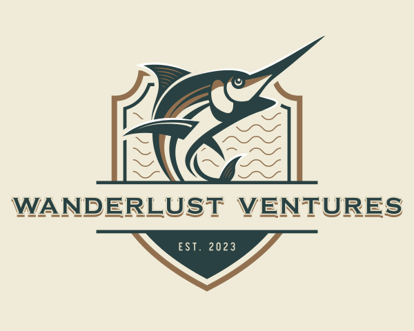 Fisherman logo example 2