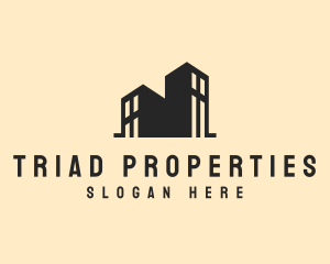 Modern Building Property logo design