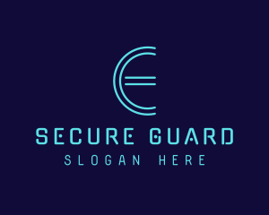 Cyber Letter E Logo