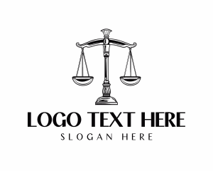 Law Firm Notary Scale logo