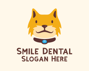 Smiling Furry Cat  logo design