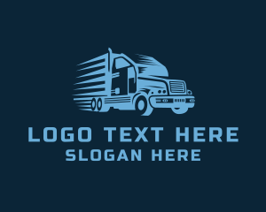 Diesel - Fast Travel Truck logo design