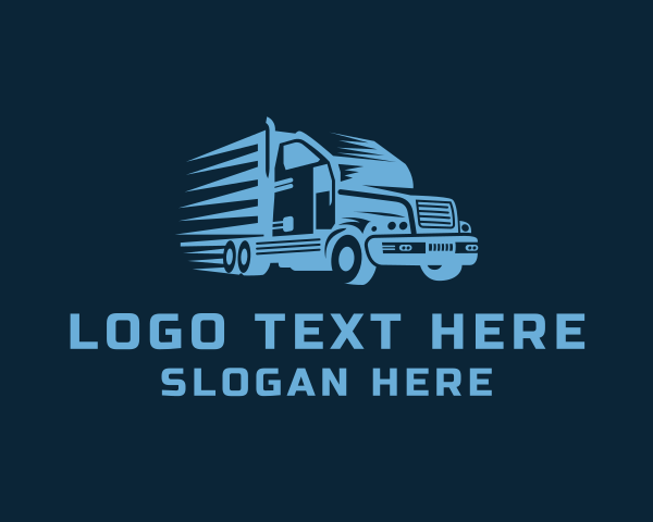 Trailer Truck logo example 3