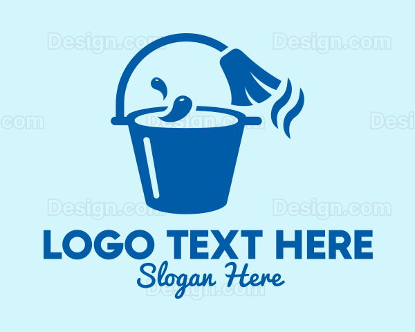 Blue Mop Bucket Logo