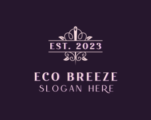 Eco Needle Tailoring logo design