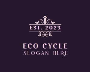 Eco Needle Tailoring logo design