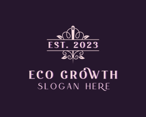 Eco Needle Tailoring logo design