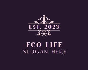 Eco Needle Tailoring logo design