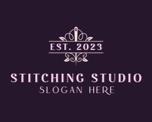 Eco Needle Tailoring logo design