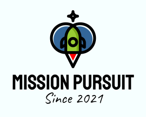 Space Rocket Ship  logo