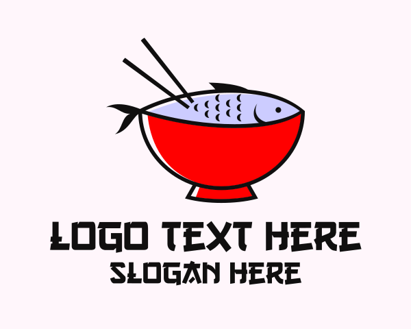 Oriental Food logo example 2