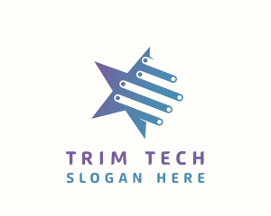 Tech Star Circuitry logo design