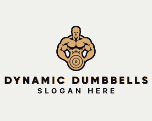 Strong Bodybuilder Gym logo