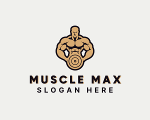 Strong Bodybuilder Gym logo
