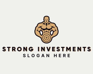 Strong Bodybuilder Gym logo