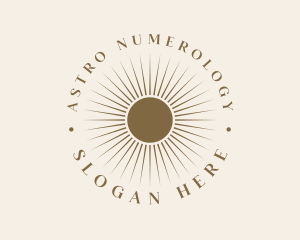 Minimalist Luxury Sun logo