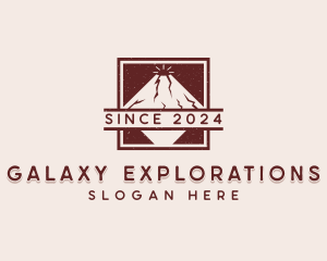 Volcano Outdoor Travel logo design