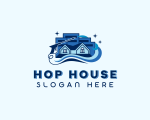 House Cleaning Pressure Washing logo design