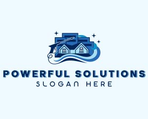 House Cleaning Pressure Washing logo design