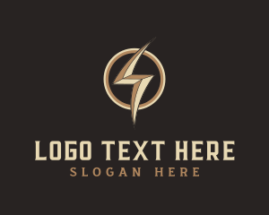 Thunder Lightning Bolt logo