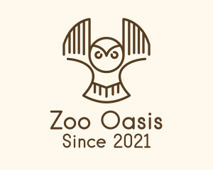 Brown Owl Zoo logo design