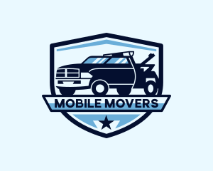 Tow Truck Vehicle logo design