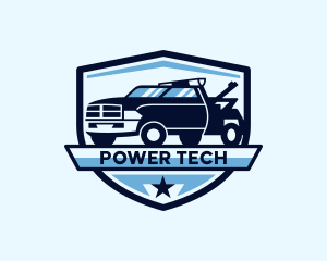 Tow Truck Vehicle logo
