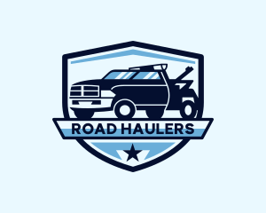 Tow Truck Vehicle logo design