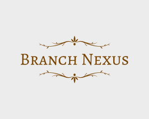 Rustic Decoration Branches logo