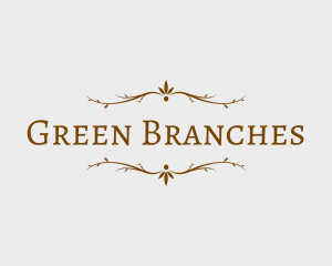 Rustic Decoration Branches logo