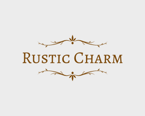 Rustic Decoration Branches logo