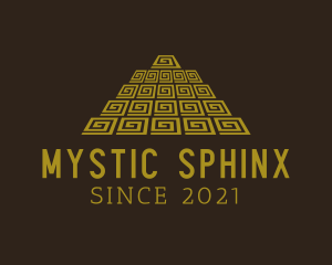 Ancient Mayan Pyramid logo