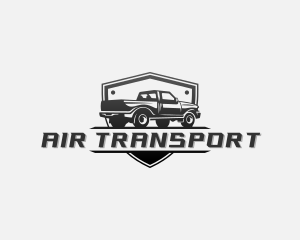 Pickup Truck Transportation  logo design