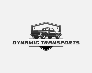 Pickup Truck Transportation  logo design