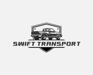 Pickup Truck Transportation  logo design