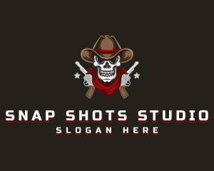 Cowboy Skull Gun logo