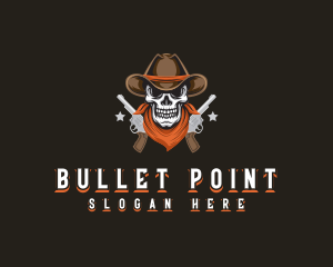 Cowboy Skull Gun logo