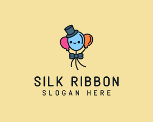 Cute Magician Balloon  logo design