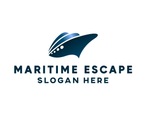 Maritime Ship Cruise logo design