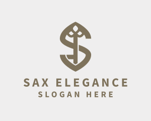 Elegant Ornate Key logo design