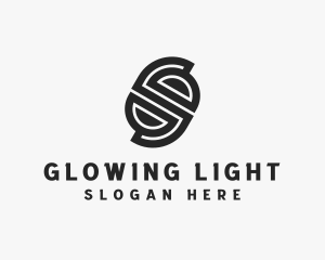Sconce Lighting Fixture Letter S logo