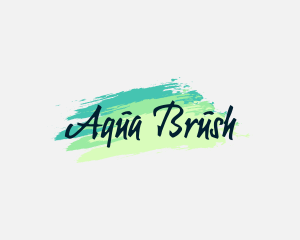 Brush Painting Business logo design