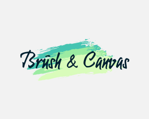 Brush Painting Business logo