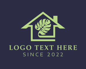 House Yard Plant Leaf logo