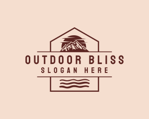 Mountain Travel Camping  logo design