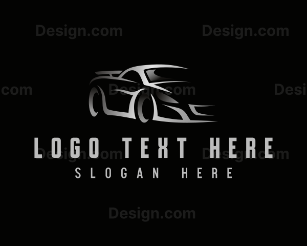 Sports Car Auto Garage Logo