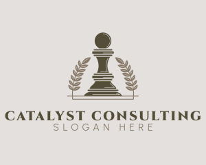 Pawn Chess Piece logo