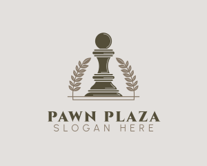 Pawn Chess Piece logo