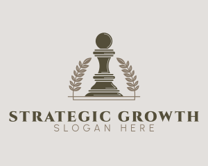 Pawn Chess Piece logo